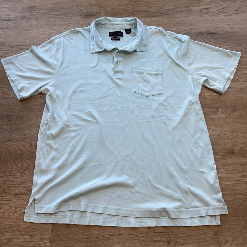 R&R Casual Mens Short Sleeve Polo Shirt Size XL  Casual 100% Cotton extra soft